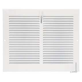 10" x 4" Sidewall Grille, White