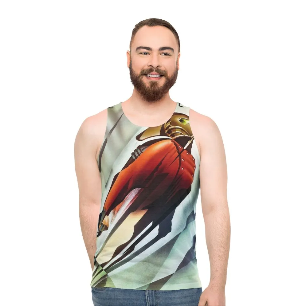 90s Superhero Rocketeer Unisex Tank Top