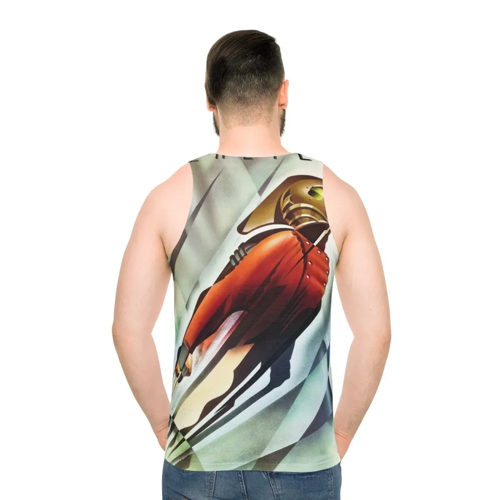 90s Superhero Rocketeer Unisex Tank Top