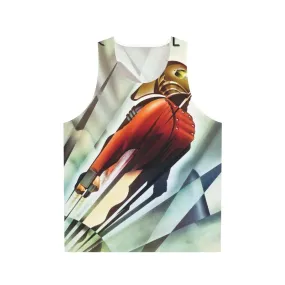 90s Superhero Rocketeer Unisex Tank Top