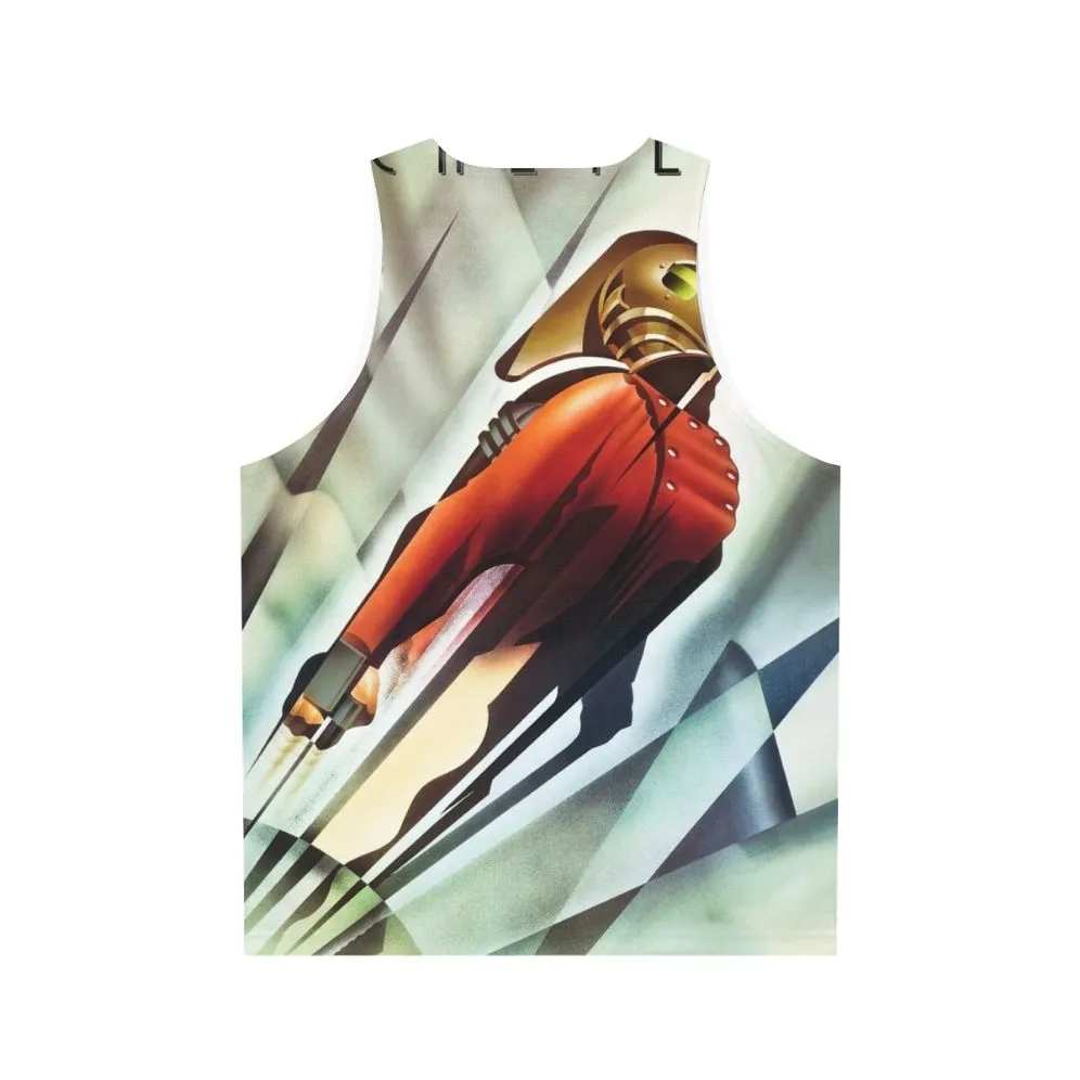 90s Superhero Rocketeer Unisex Tank Top