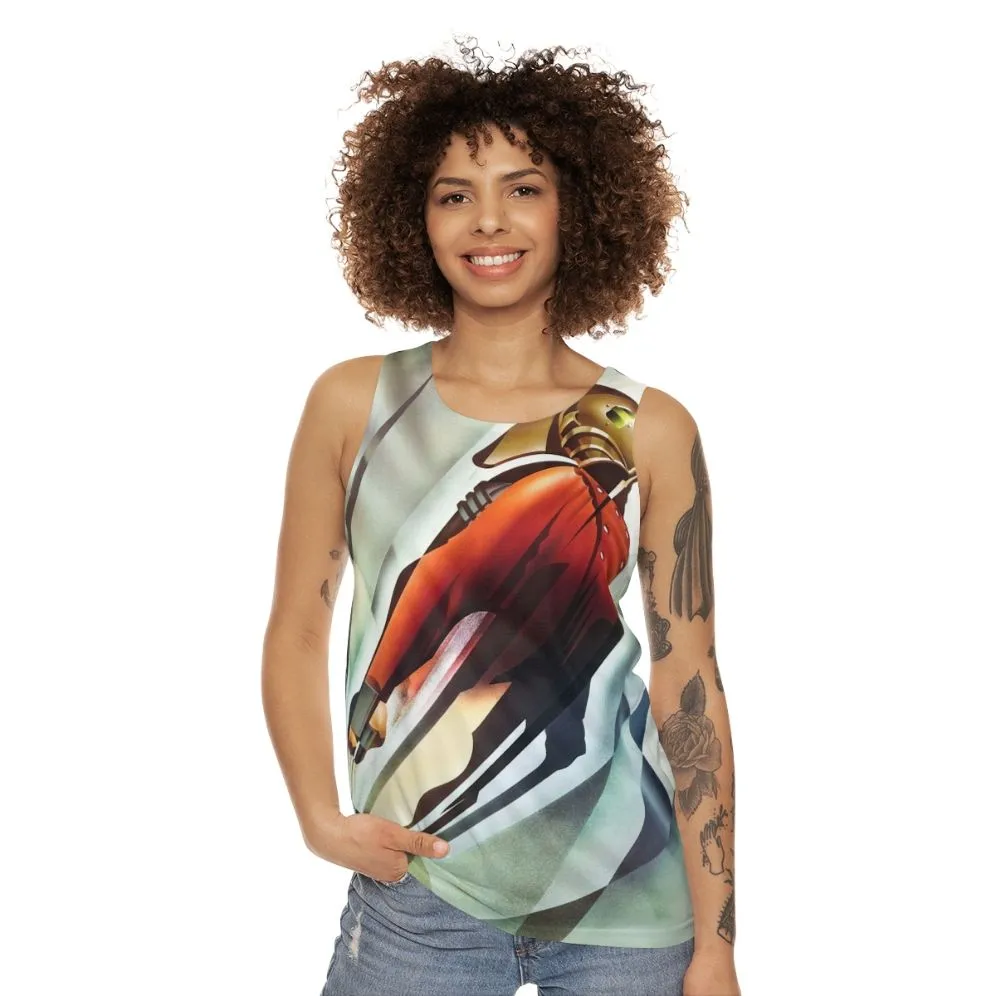 90s Superhero Rocketeer Unisex Tank Top