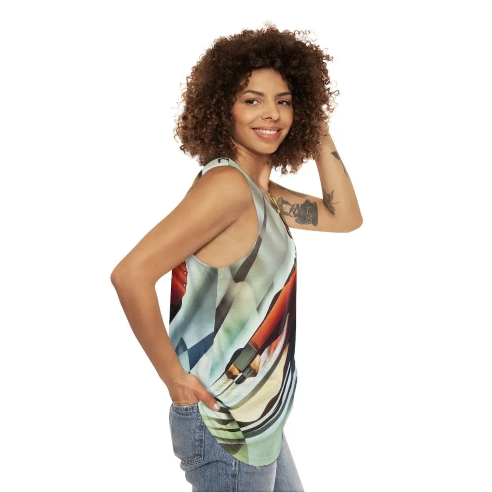 90s Superhero Rocketeer Unisex Tank Top