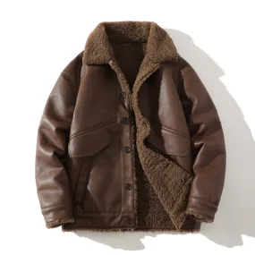 Alexander Reed | Fleece-Lined Leather Jacket