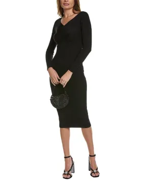 Alexia Admor Christy Crossover Ribbed Midi Dress