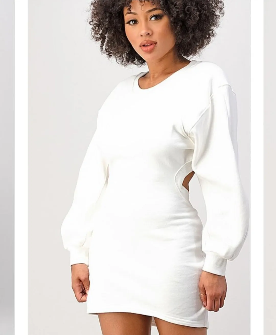 Always Ready Sweater Dress | Lighter Version | White