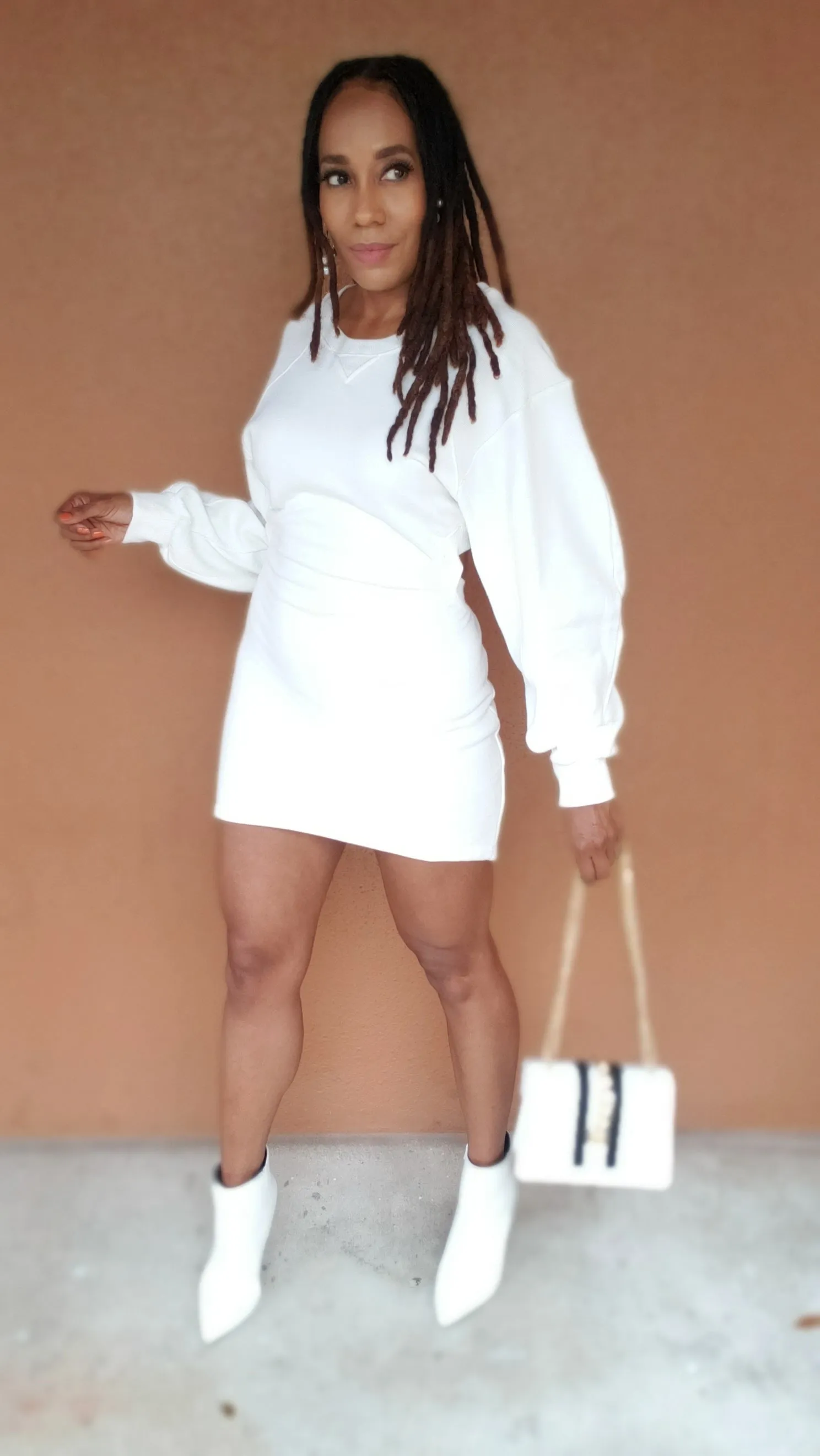 Always Ready Sweater Dress | Lighter Version | White