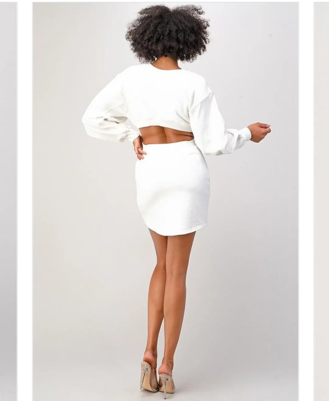 Always Ready Sweater Dress | Lighter Version | White