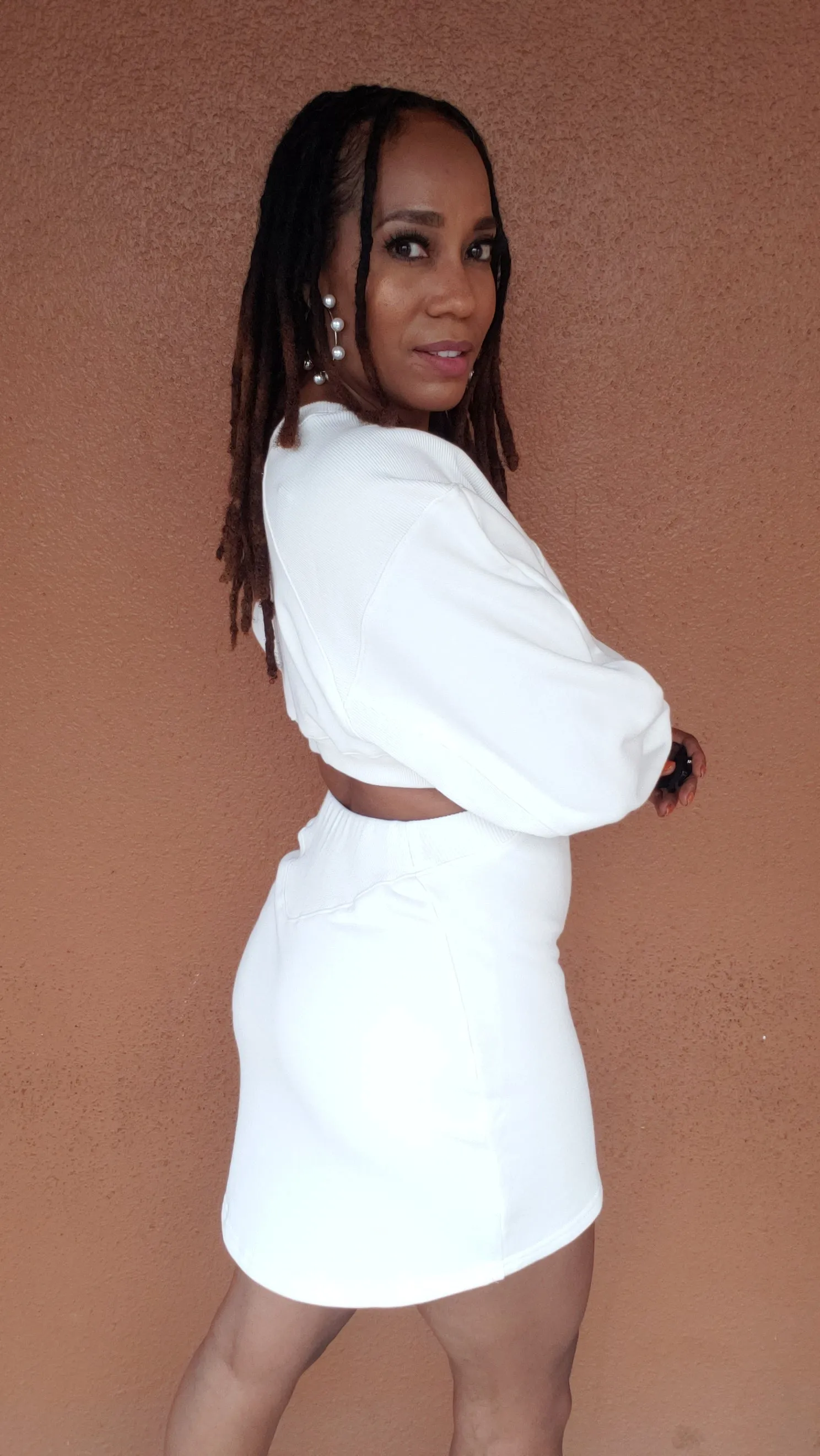 Always Ready Sweater Dress | Lighter Version | White