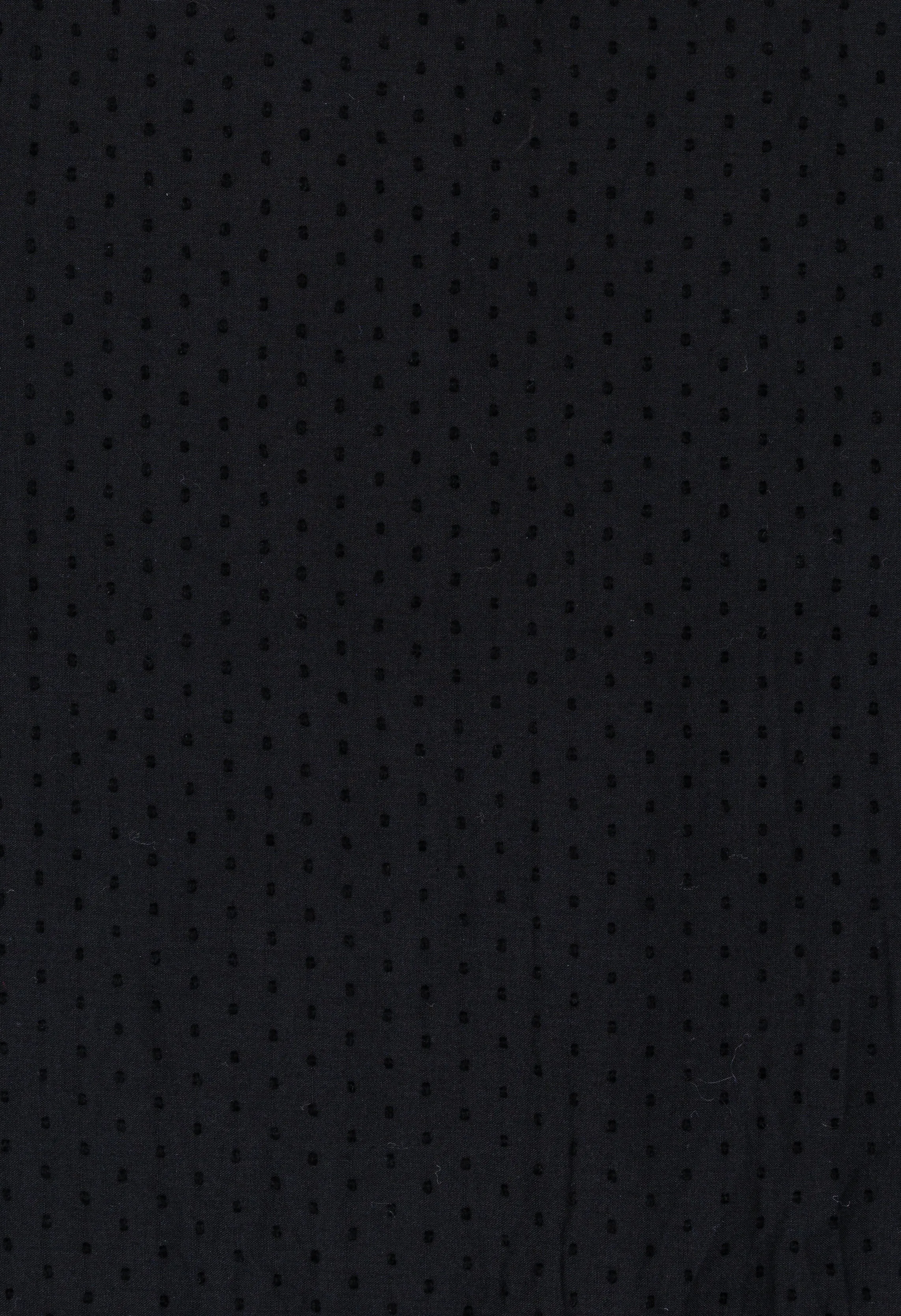 ASHLEY DRESS - BLACK SELF SPOT