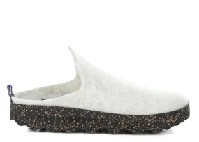 Asportuguesas Women's COME Mule Slippers - White Marble Tweed