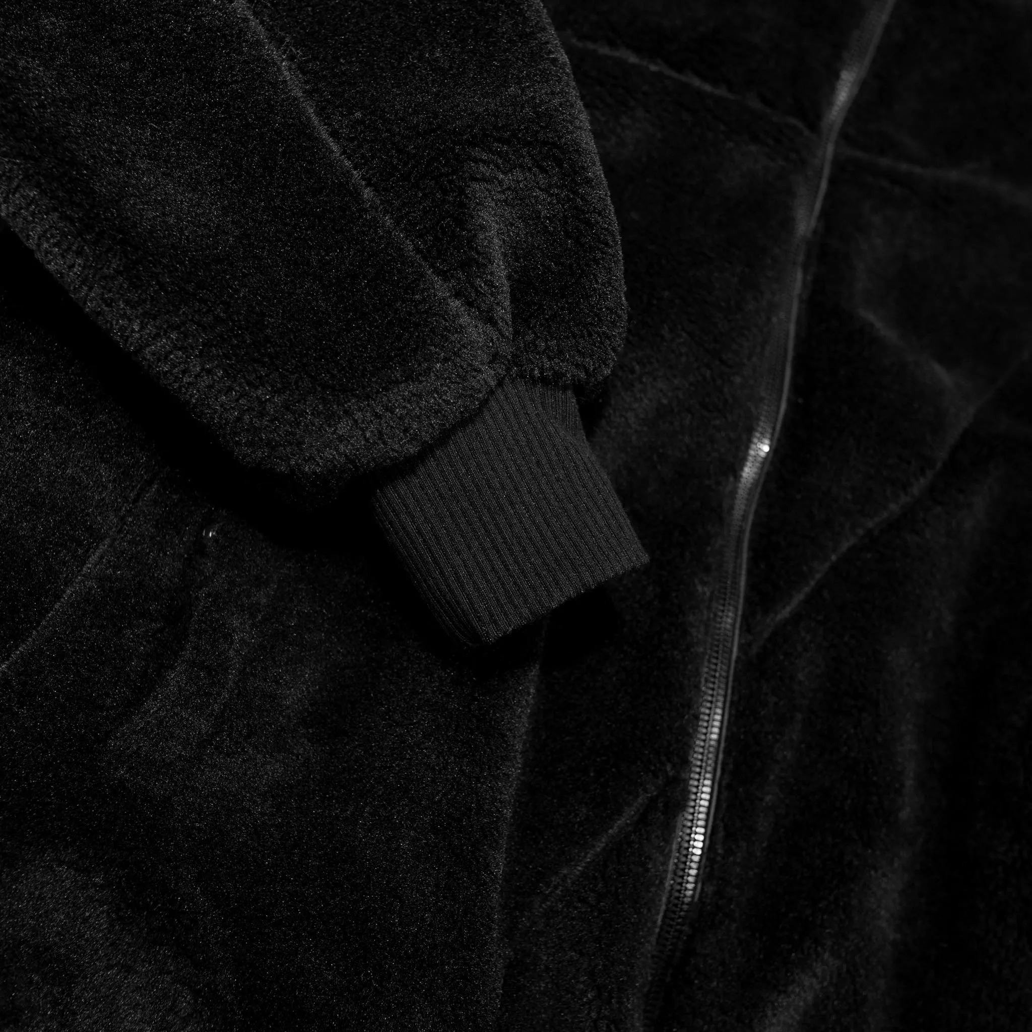 Asymmetrical Fleece Jacket