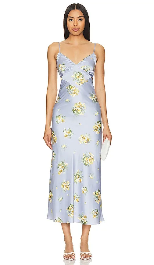 Bardot Malinda Slip Dress in Baby Blue