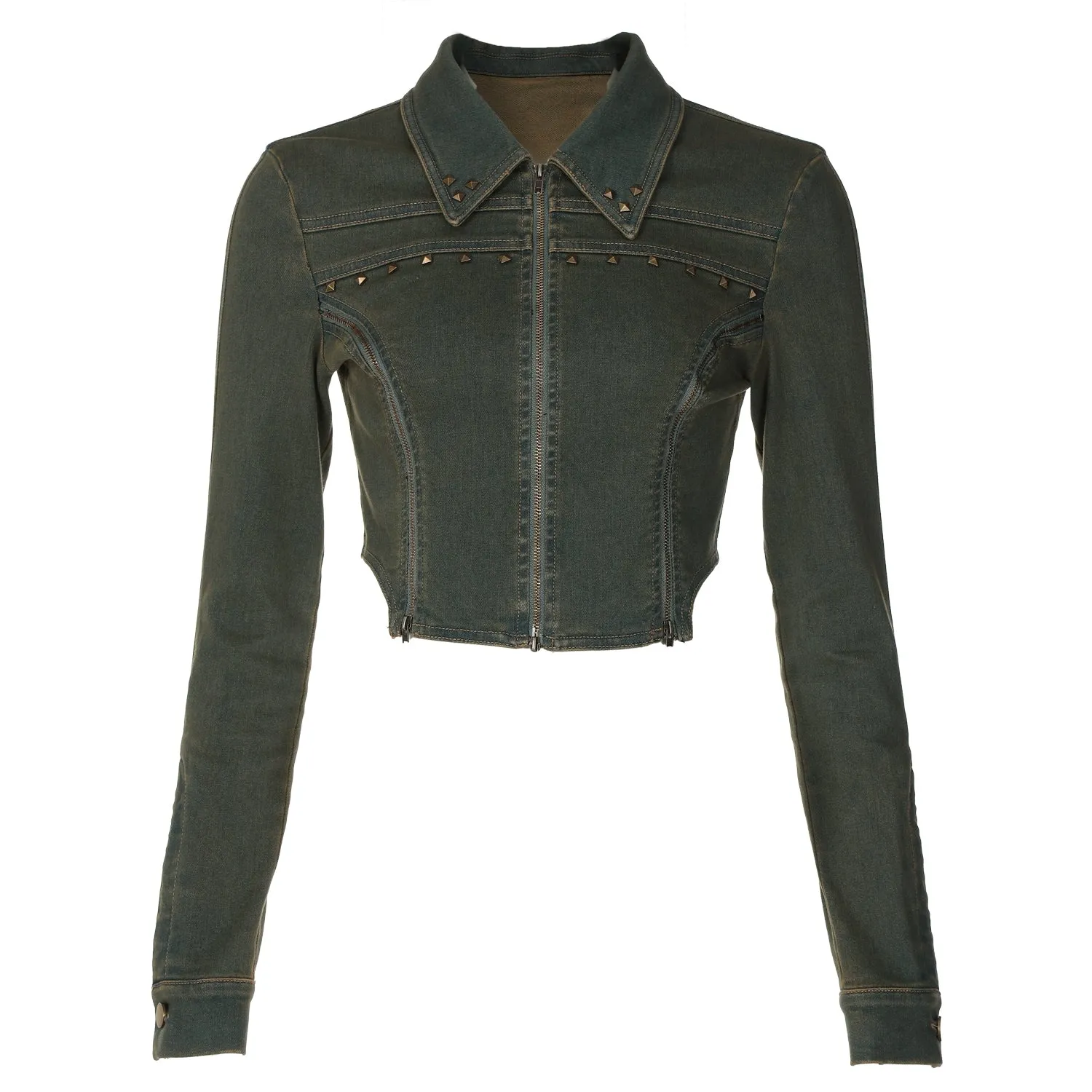 Bella Cropped Denim Jacket