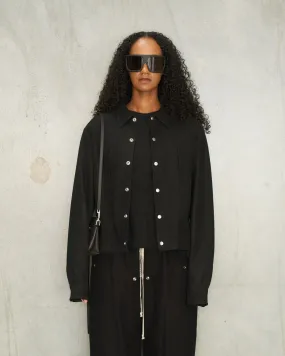 Black Alice Strobe Leather Jacket