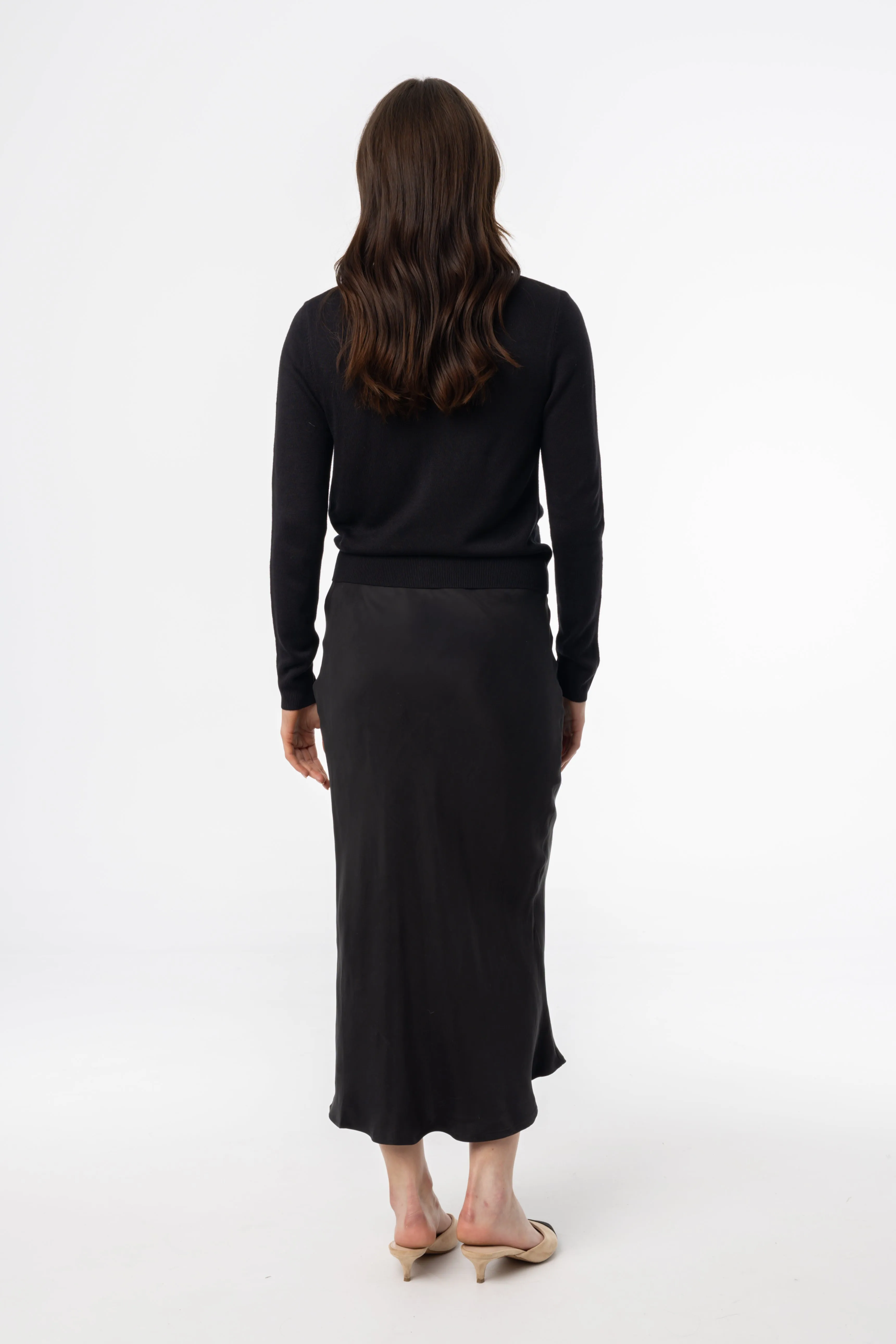 Black Slip Skirt