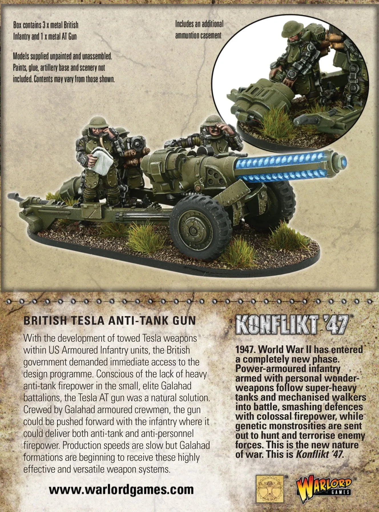 BRITISH Tesla Anti-Tank gun