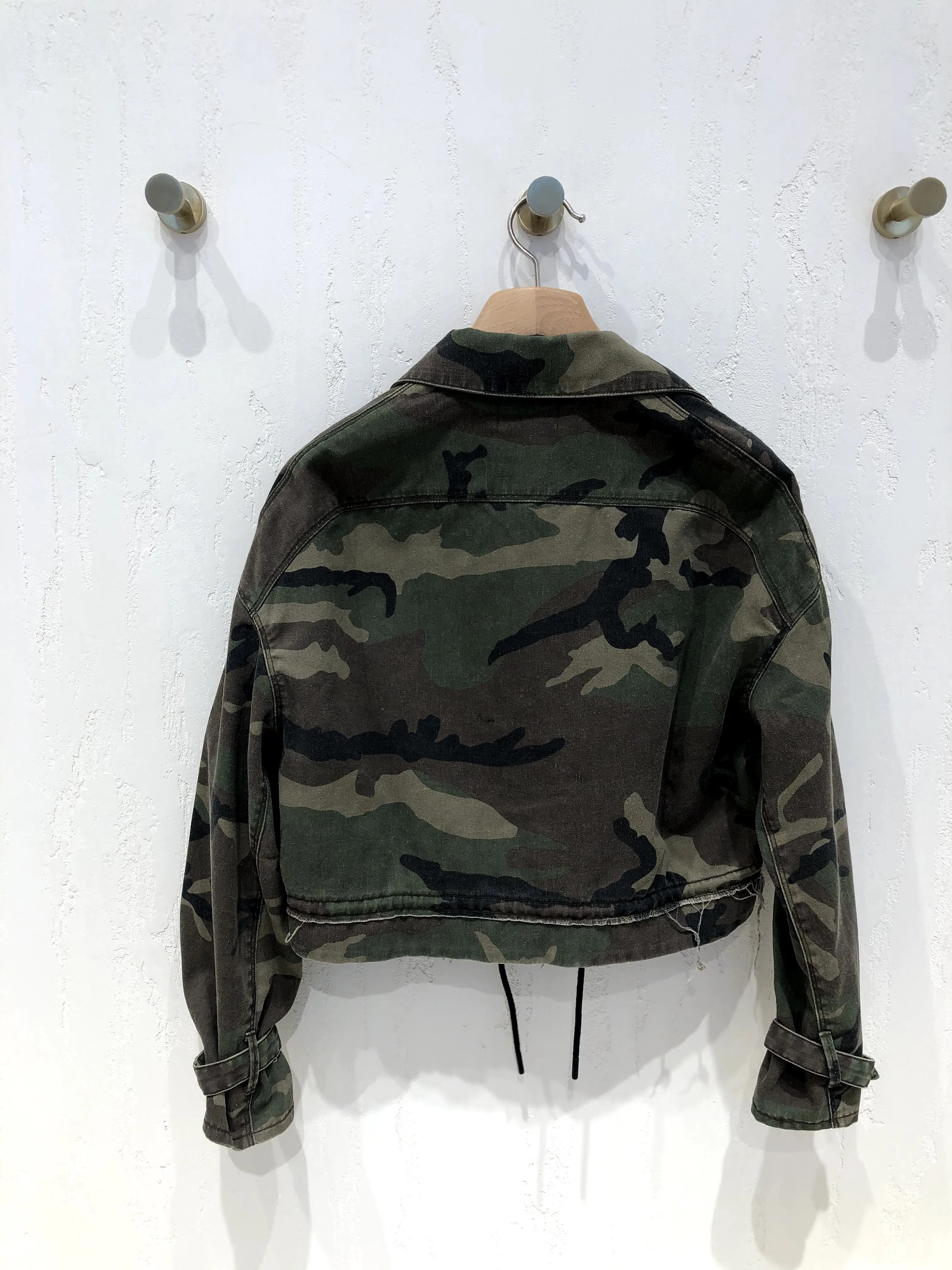 Carlita Cropped Military