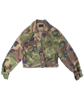 Carlita Cropped Military