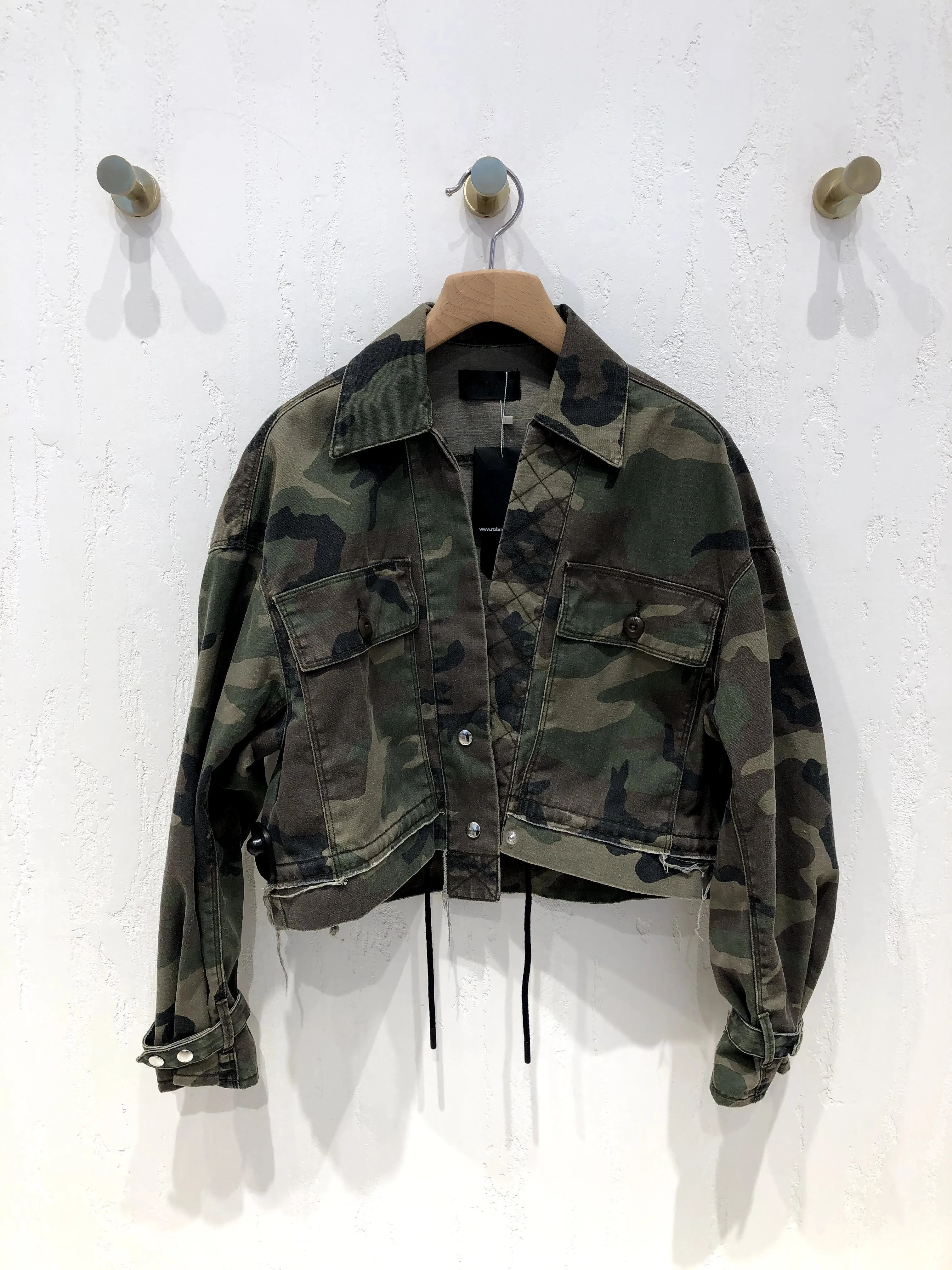 Carlita Cropped Military