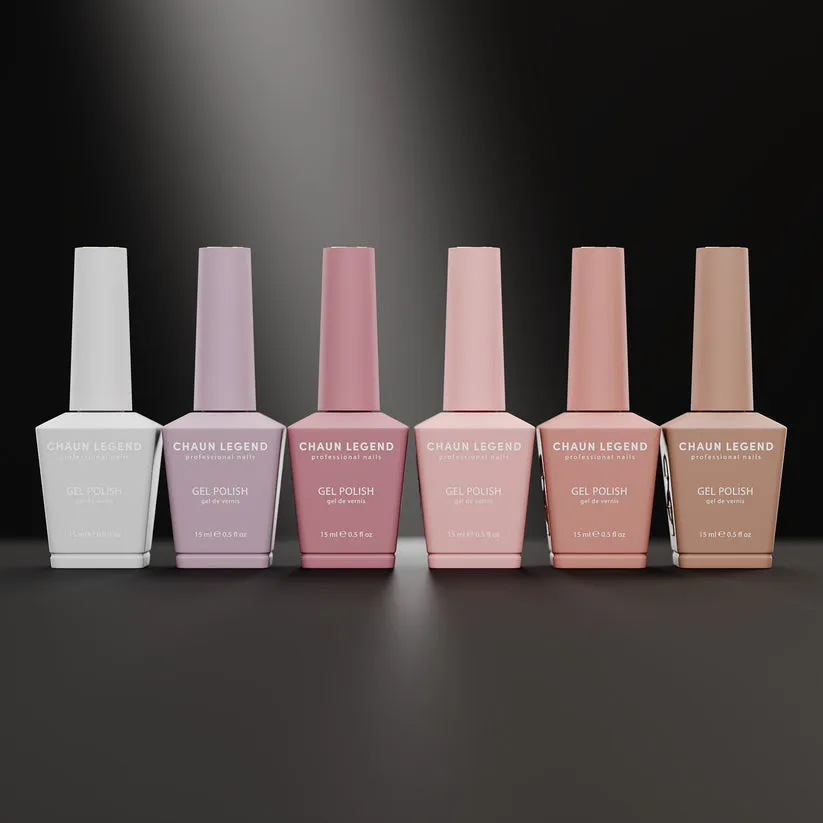 Chaun Legend Gel Collection 6pc - Celeb-Fave Sheers