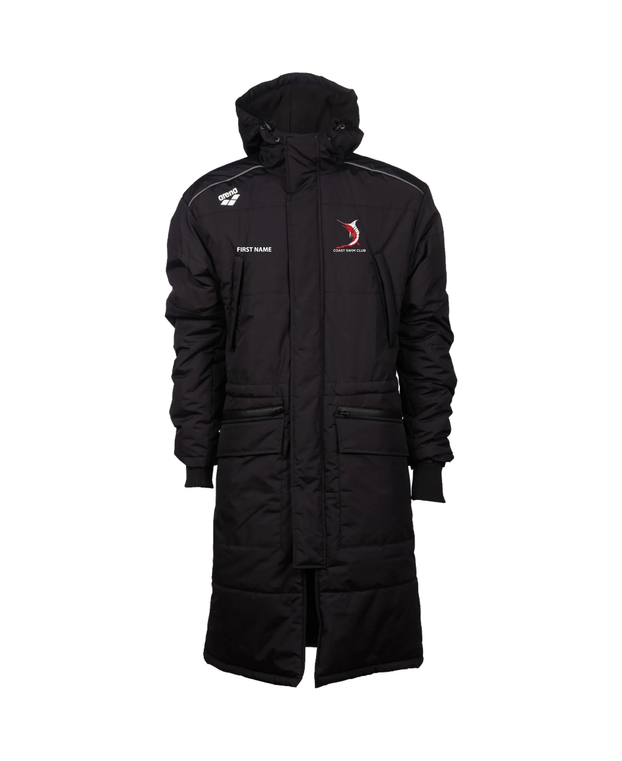 Coast Swim Club Unisex Solid Parka
