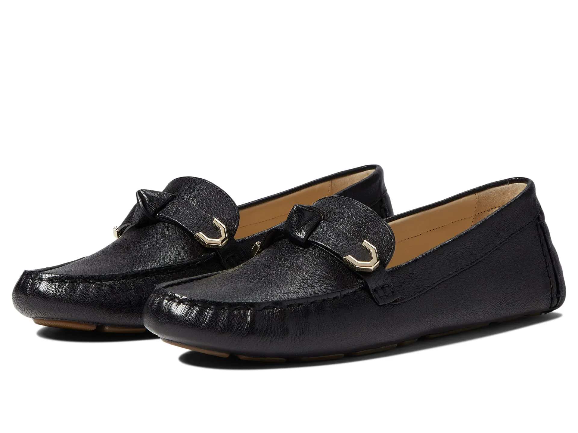 Cole Haan Women's Black Leather Loafer
