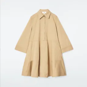 COTTON UTILITY SHIRT DRESS