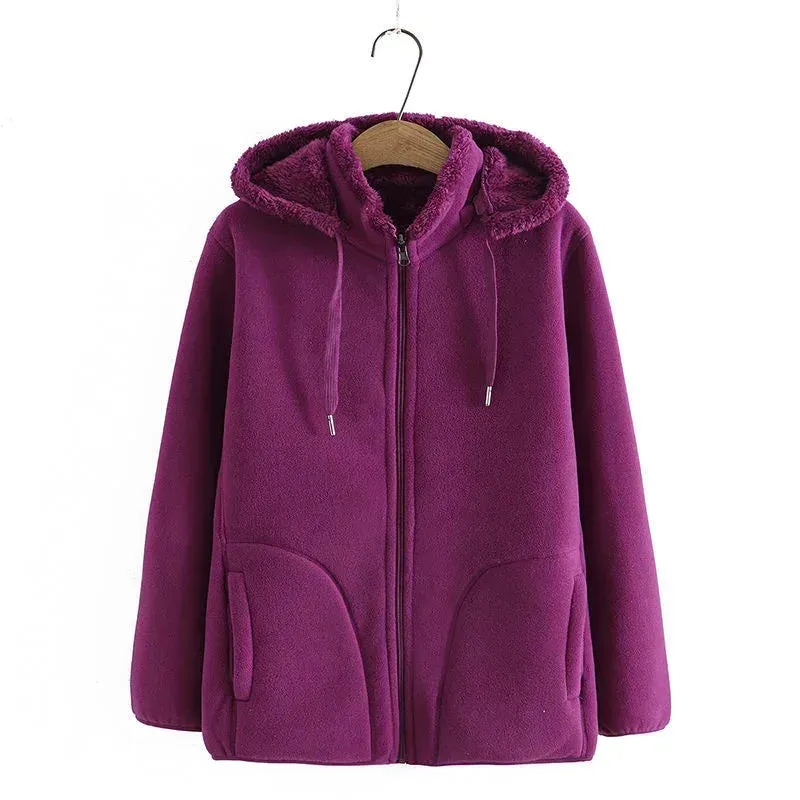 Cozy Fleece-Lined Hooded Jacket