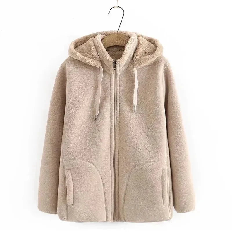 Cozy Fleece-Lined Hooded Jacket
