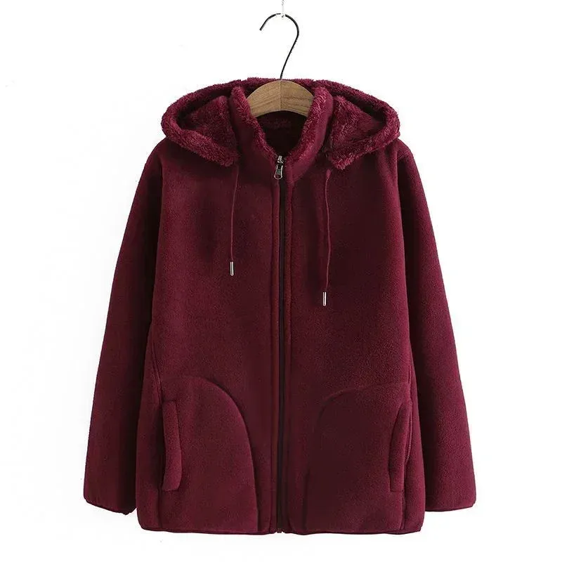 Cozy Fleece-Lined Hooded Jacket