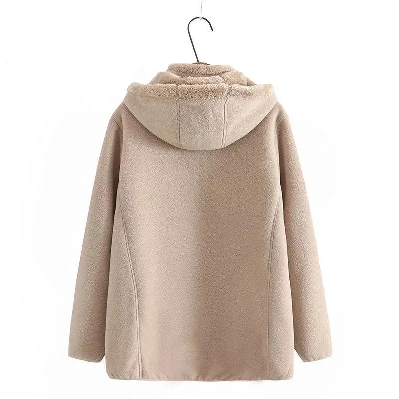 Cozy Fleece-Lined Hooded Jacket