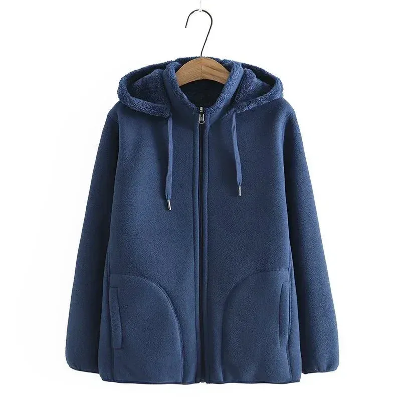 Cozy Fleece-Lined Hooded Jacket