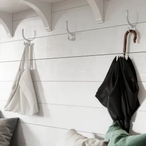 [Current Hook AL7334] Aluminum Modern Standard Wall Hook (2.5 Inch)
