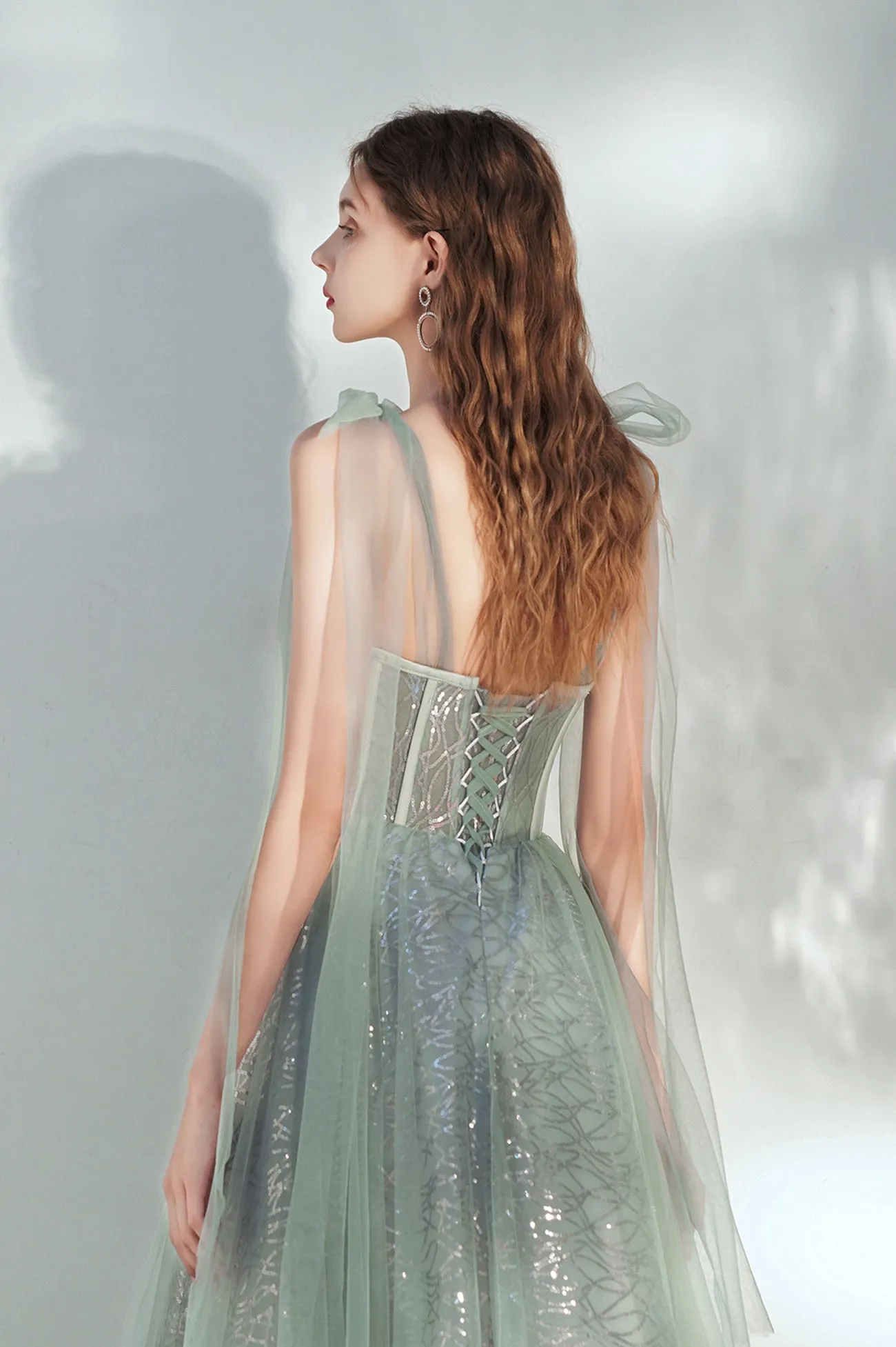 Cute Tulle Short Prom Dress with Sequins, A-Line Homecoming Party Dress