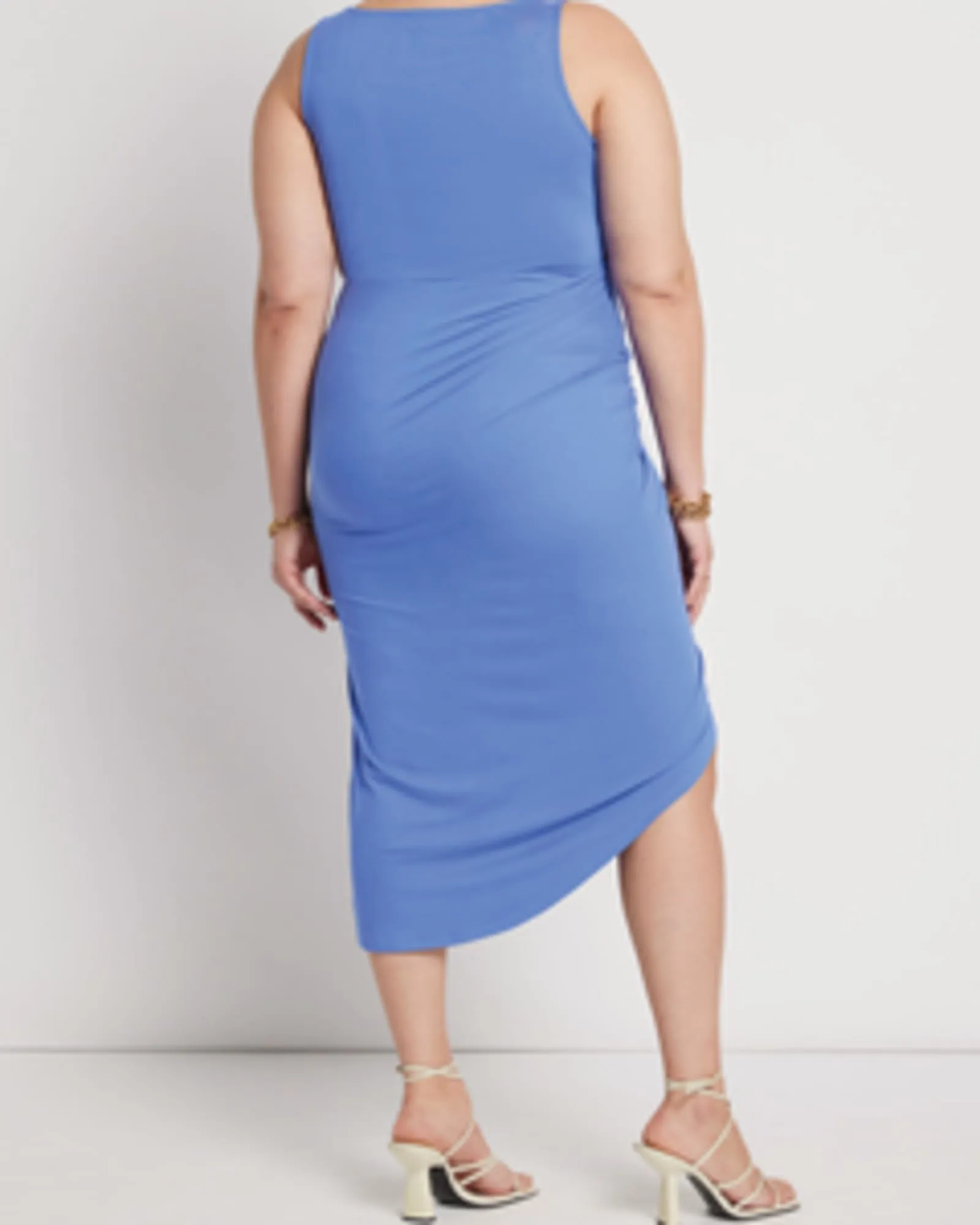 Dakota Gathered Skirt Dress | Baja Blue