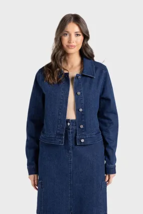 Denim Crop Jacket