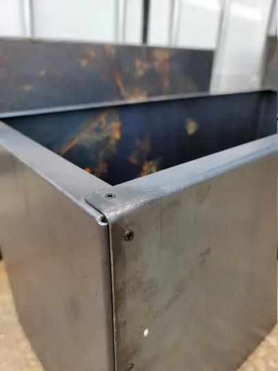 DIY Build Your Own Metal Planter 30" x 12" x 18" - Large Outdoor Planter - Planter Pot - Minimalist - Tall Metal Planter - Galvanize Planter