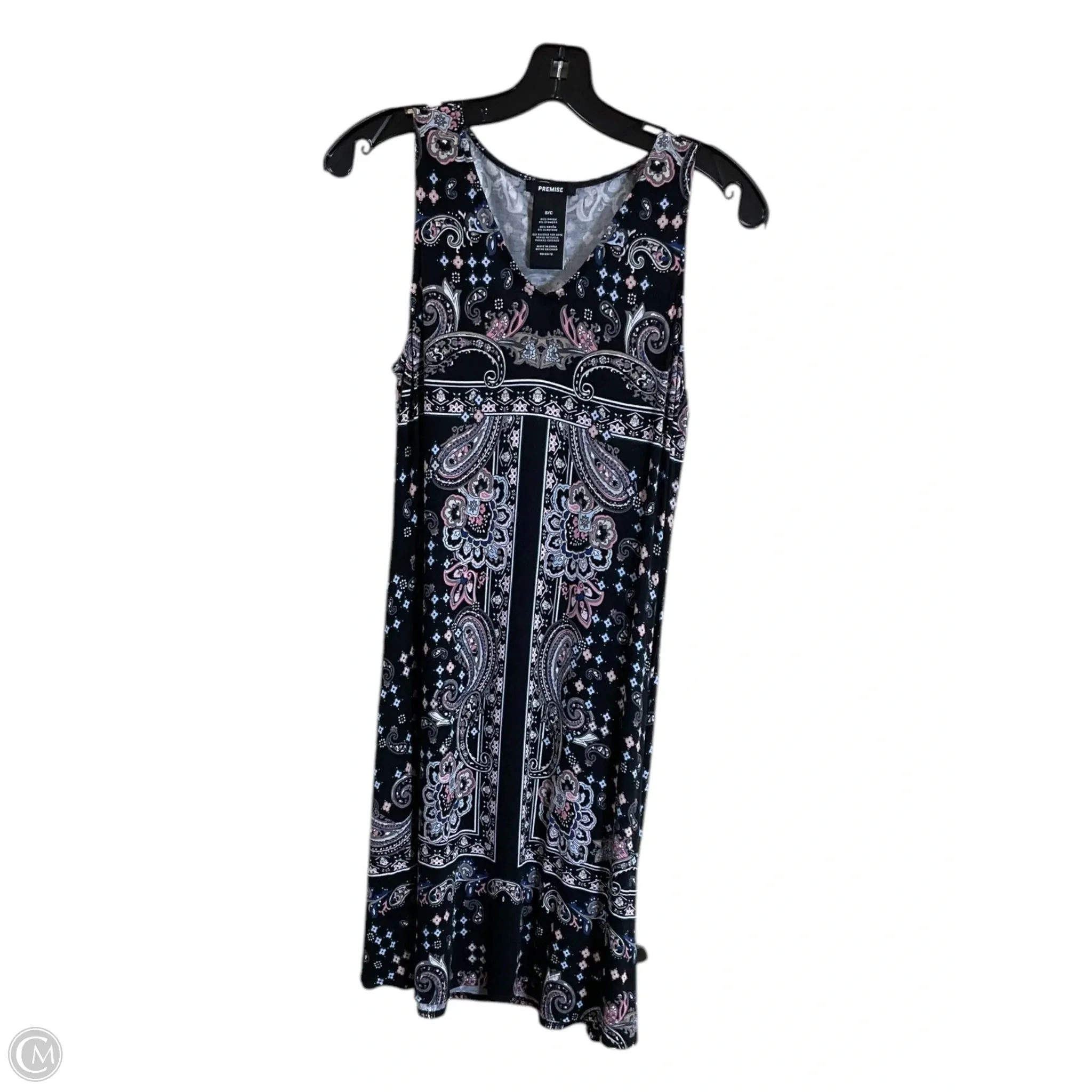 Dress Casual Midi By Premise In Black, Size: S