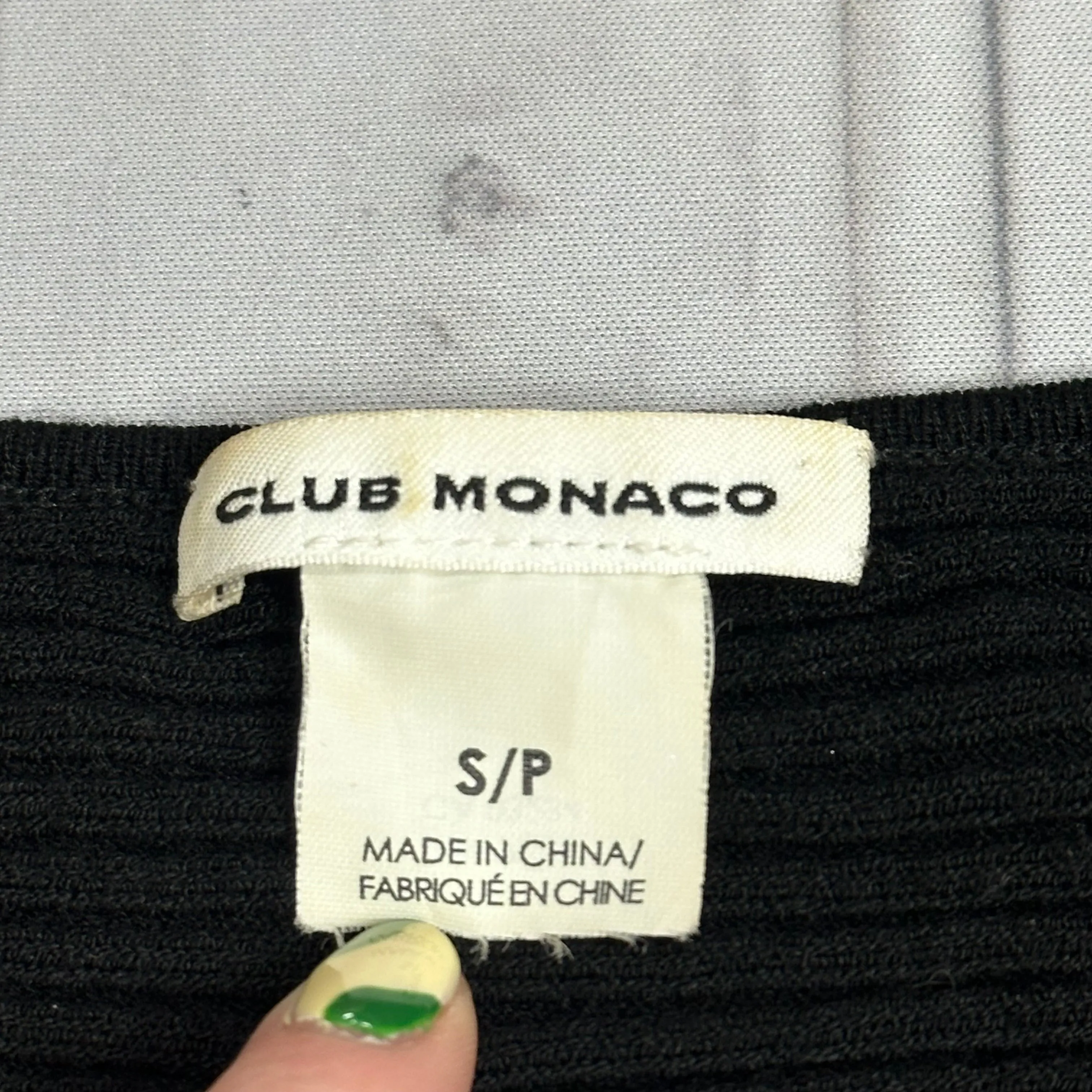 Dress Sweater By Club Monaco In Black, Size: S