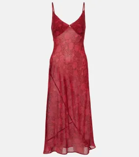 Dries Van Noten Floral slip dress