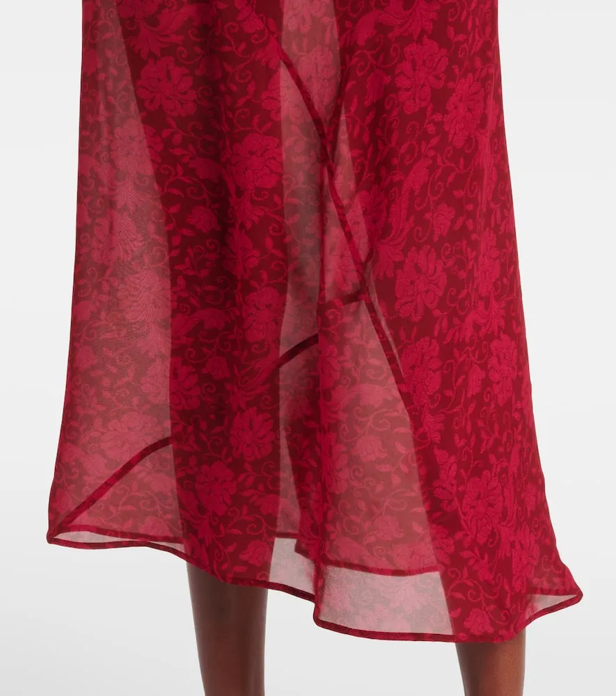 Dries Van Noten Floral slip dress
