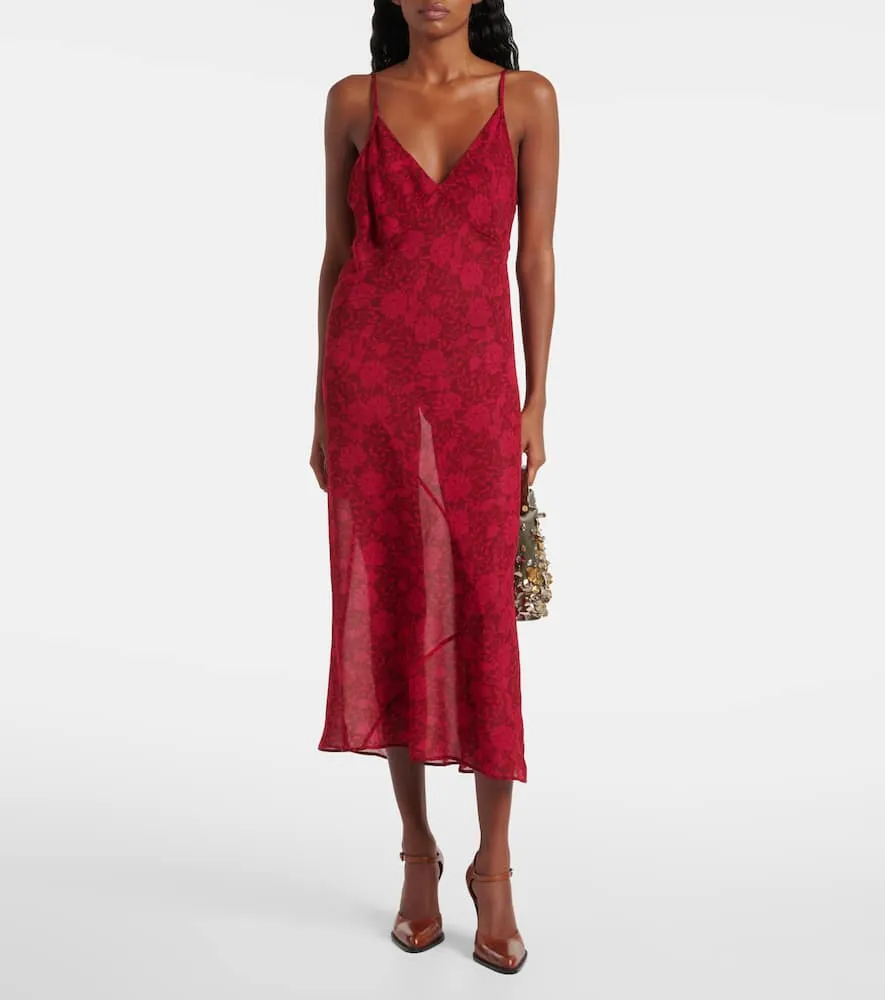 Dries Van Noten Floral slip dress