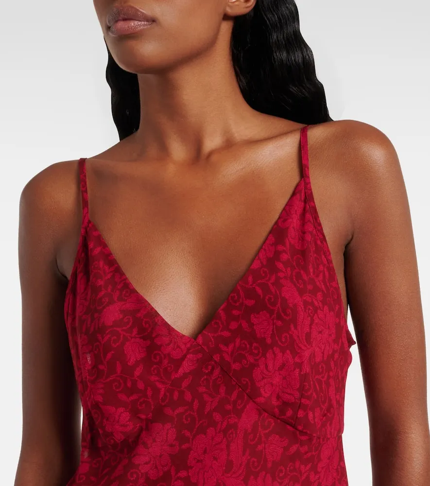 Dries Van Noten Floral slip dress