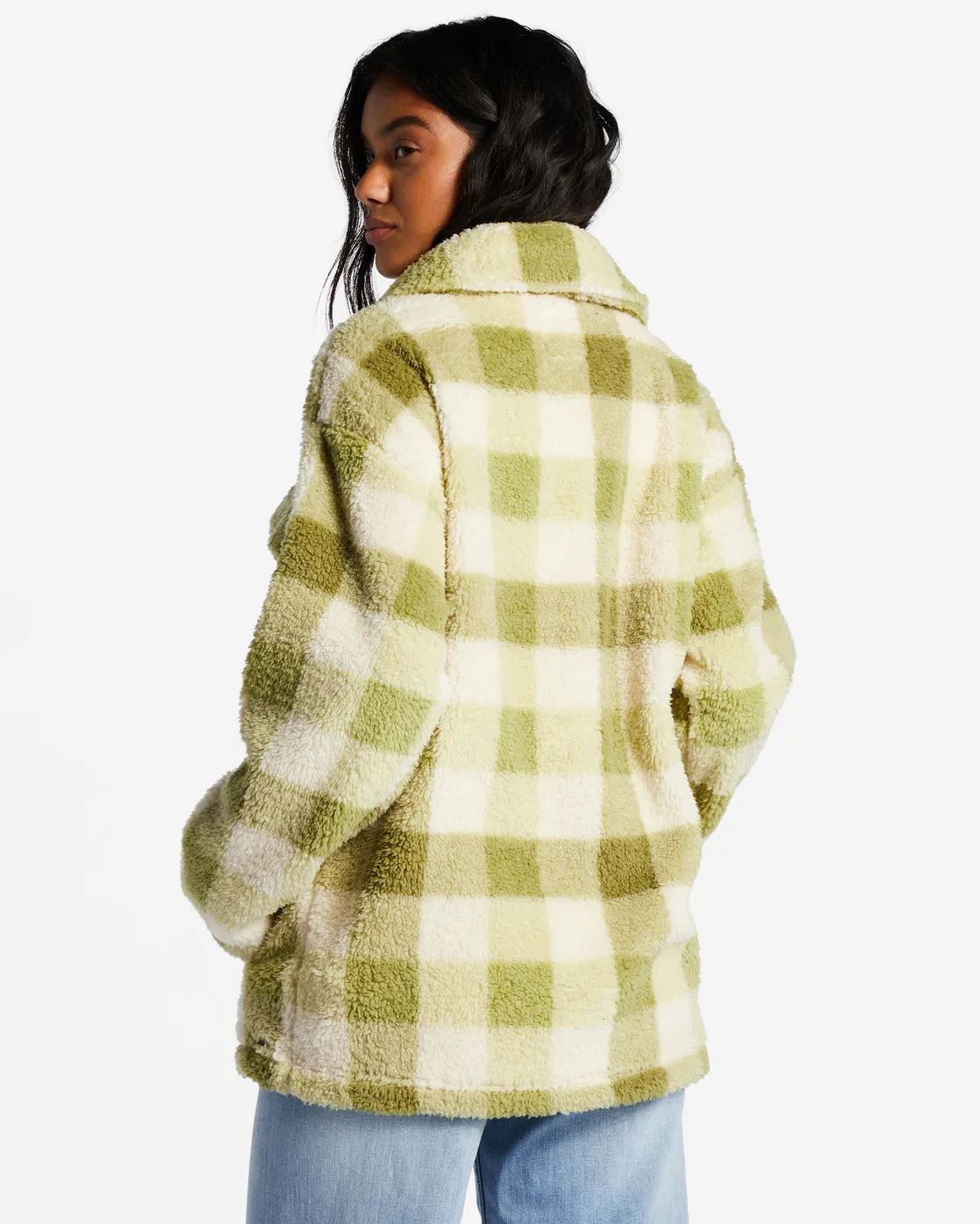 Fairbanks Button-Up Teddy Bear Jacket