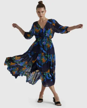 Fate   Becker Twilight Dress 17351DWFA - Navy Floral