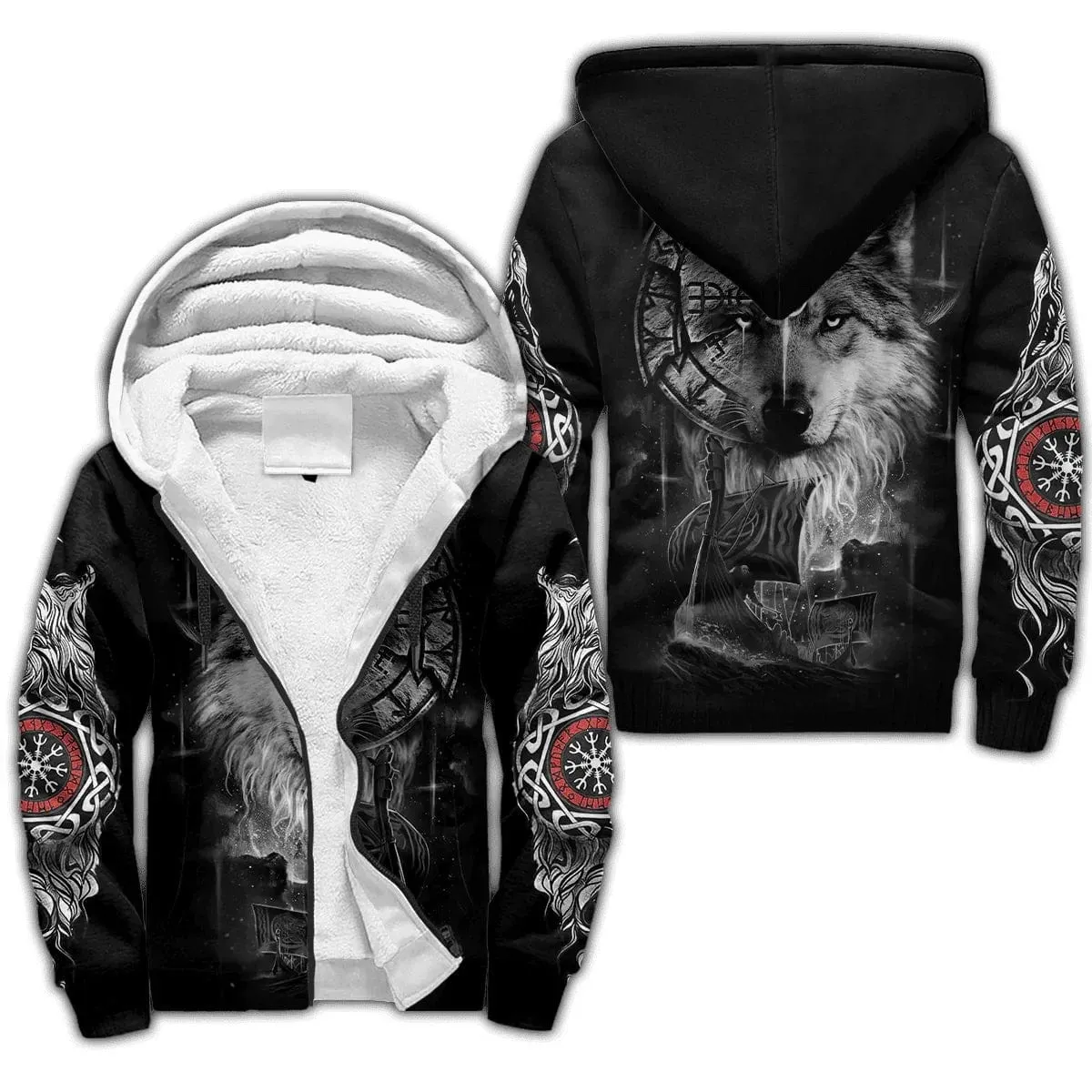 Fenrir Wolf Fleece Jacket