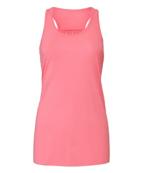 Flowy racerback tank top | Neon Pink
