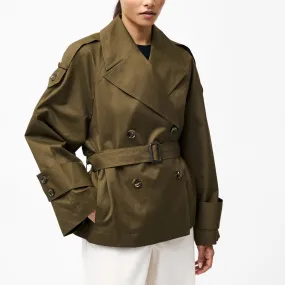 French Connection Denby Cropped Trench Coat