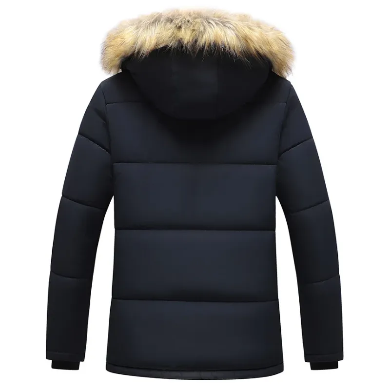 Frostex - Parka Winterjas Heren – Warm Gevoerd met Afneembare Capuchon